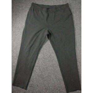 Intro Pants Womens XL Extra Large Skinny Ankle Tummy Control Gray Stretch Crop